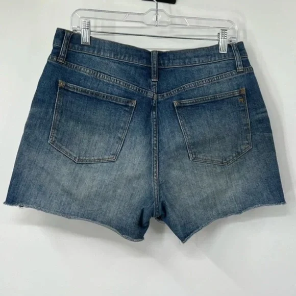 Madewell High-Rise Denim Shorts in Glenoaks Wash Cutoff Edition - Picture 5 of 8